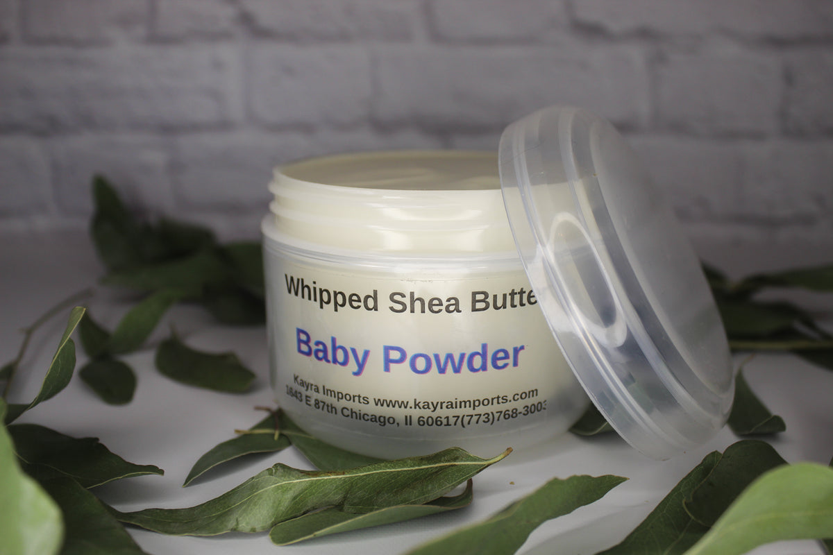 Shea Butter Body Oil - Baby Powder - Case (Qt 24)